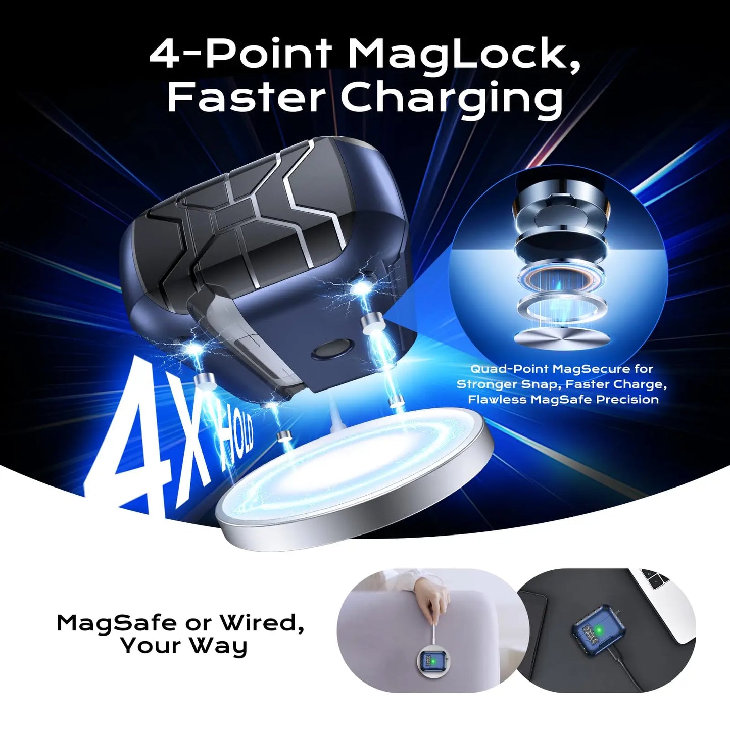 AirPods Pro 3 Phone Stand Case Cover with Cleaning Kit