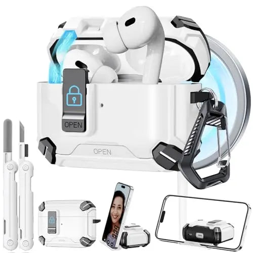 AirPods Pro 3 Phone Stand Case Cover with Cleaning Kit