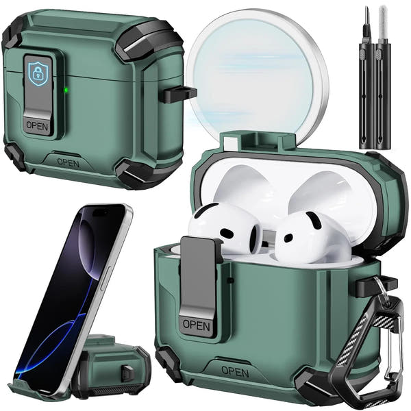 AirPods Pro 3 Phone Stand Case Cover with Cleaning Kit