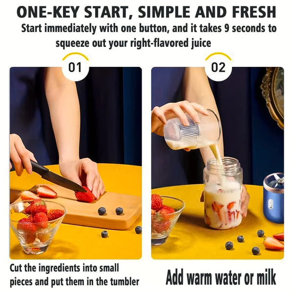 6 Blade 400ML Portable Blender