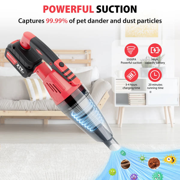 Handheld Vacuum Cleaner 2 IN 1 Home and Car