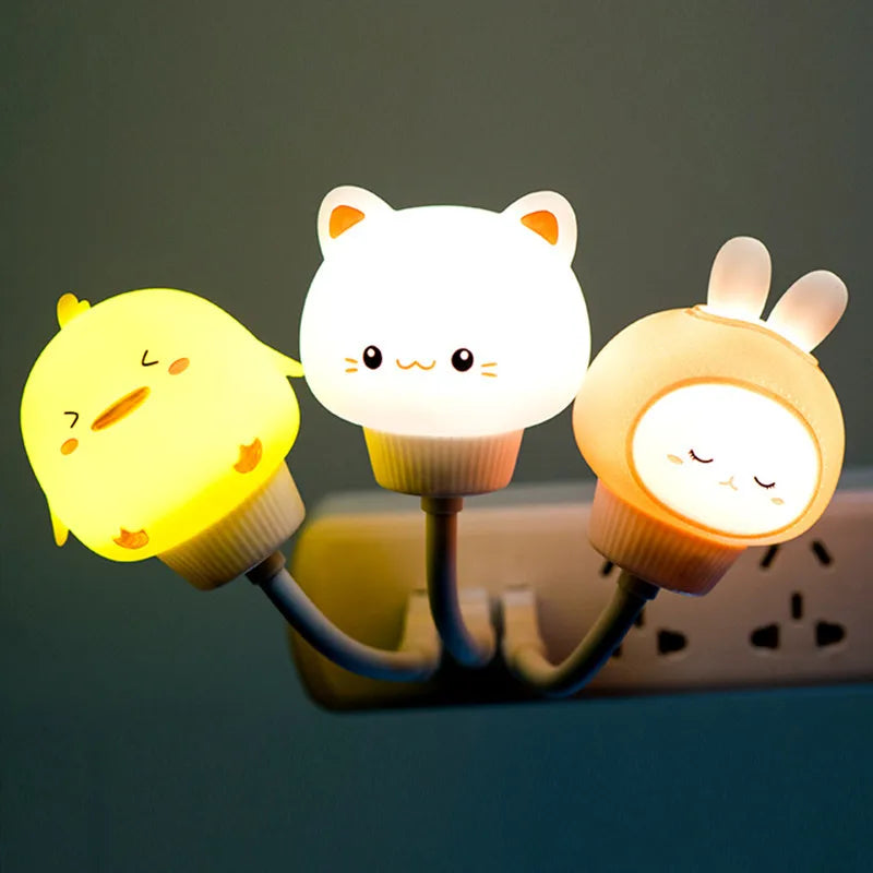 Night Light LED Lamp for Baby Kid Bedroom Decoration Bedside Lamp