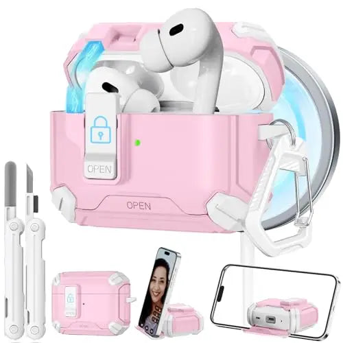 AirPods Pro 3 Phone Stand Case Cover with Cleaning Kit