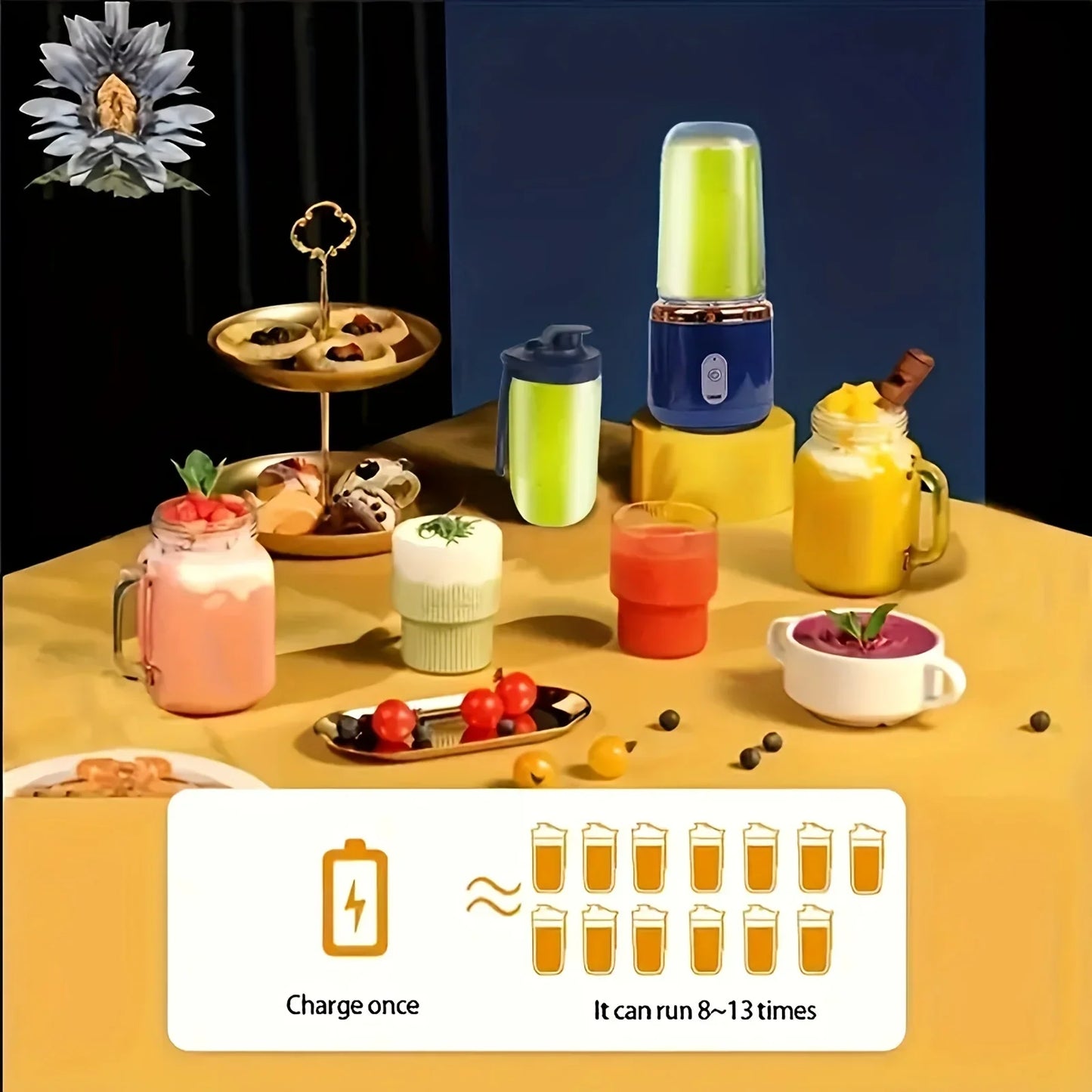 6 Blade 400ML Portable Blender