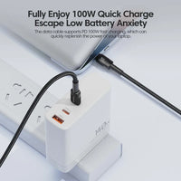Quick Charge 4.0 Fast Charging Type C to Type C for iPhone 15 Macbook Samsung Xiaomi