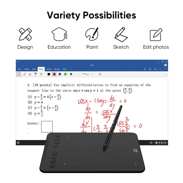 Digital Tablet Drawing Tablet for Android Windows Mac
