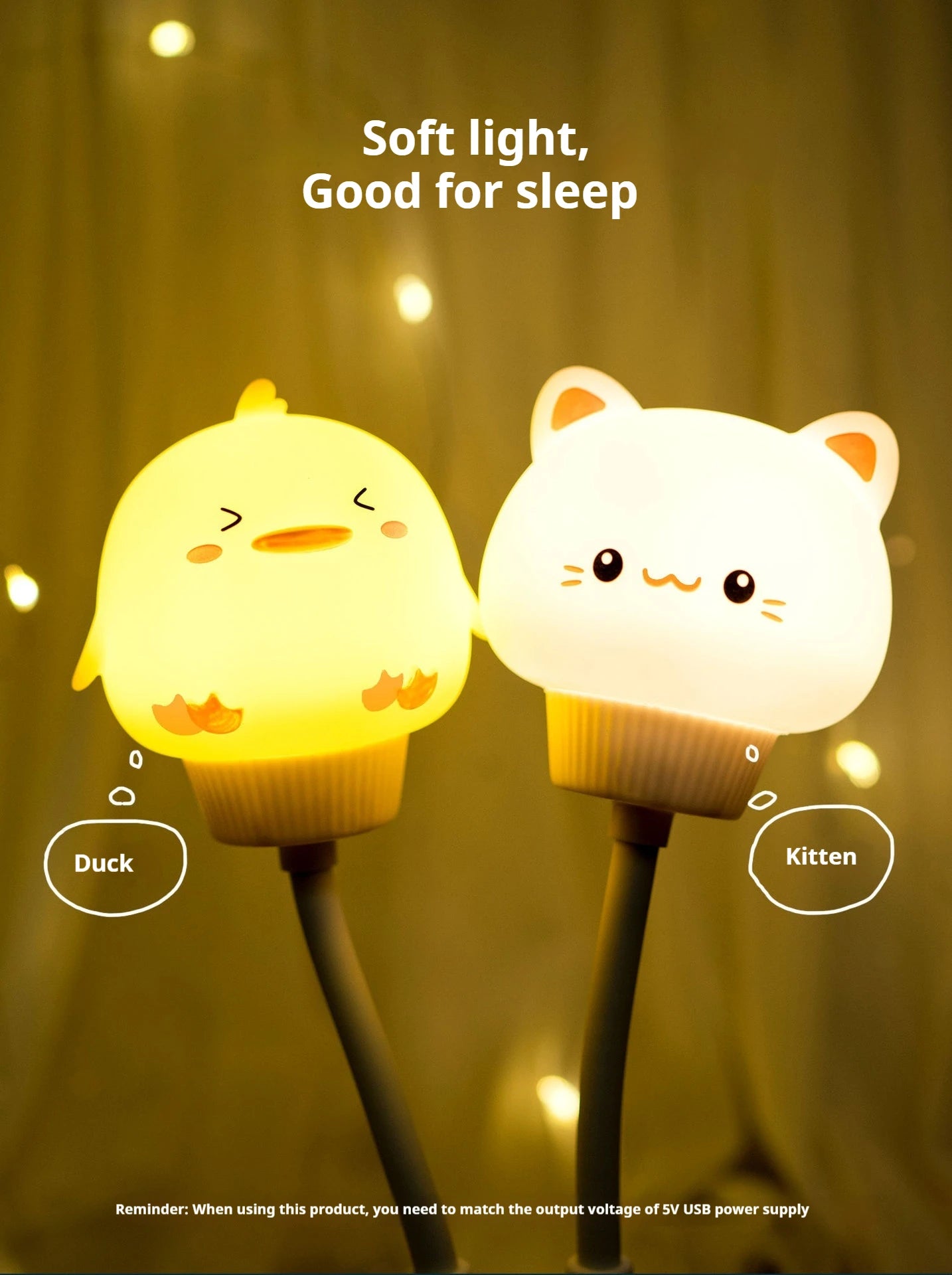Night Light LED Lamp for Baby Kid Bedroom Decoration Bedside Lamp