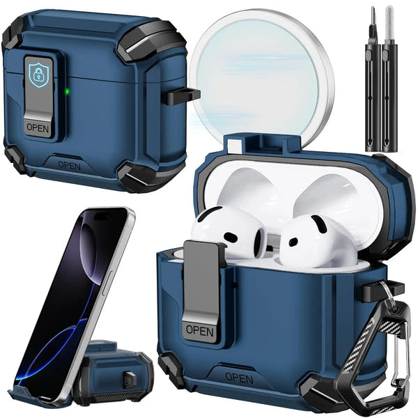 AirPods Pro 3 Phone Stand Case Cover with Cleaning Kit