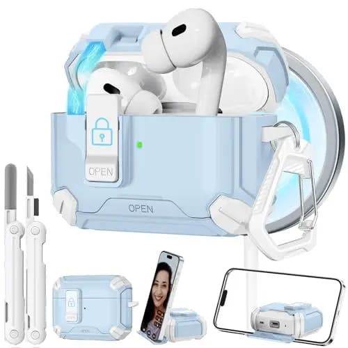 AirPods Pro 3 Phone Stand Case Cover with Cleaning Kit