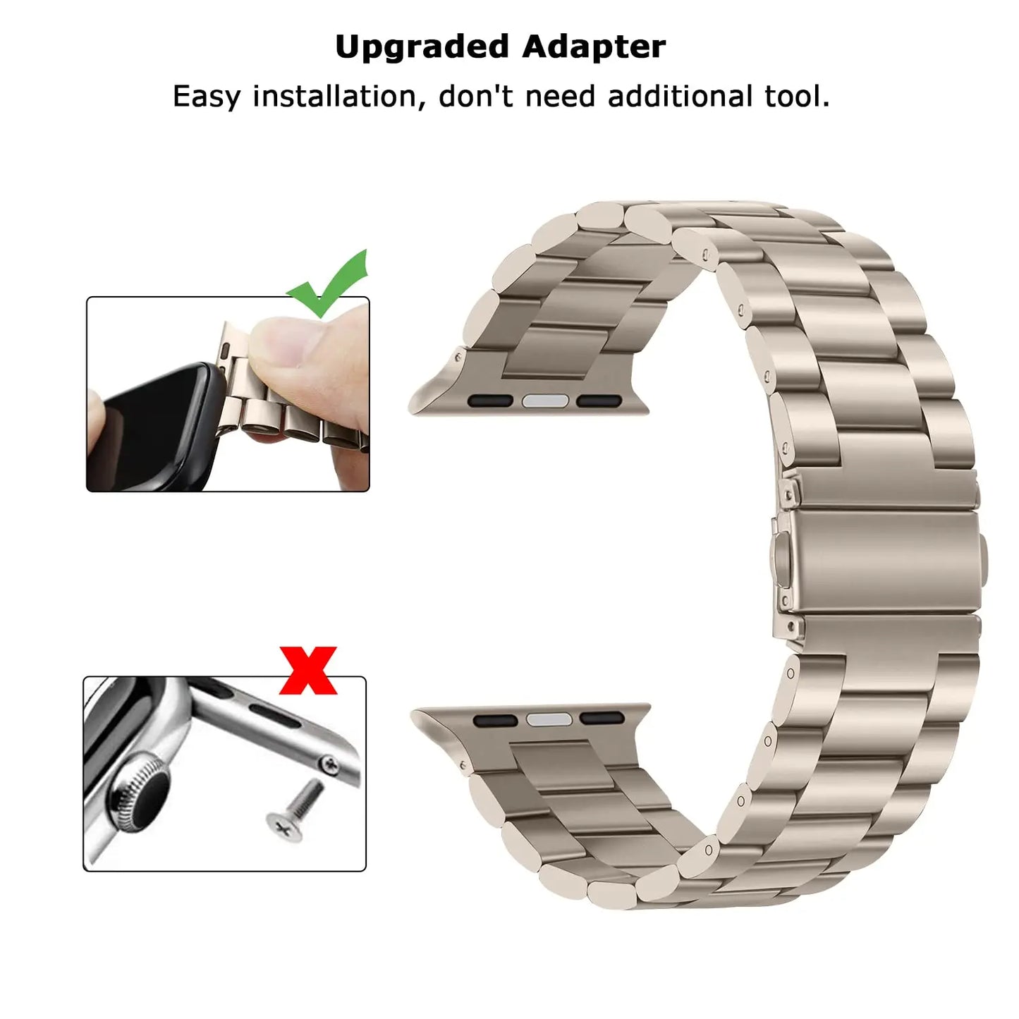 Stainless Steel Strap for Apple Watch